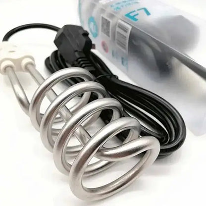 Electric Water Heating Rod for Heating Water in container like Bucket Basin Bath tub mini inflatable Swimming Pool and More